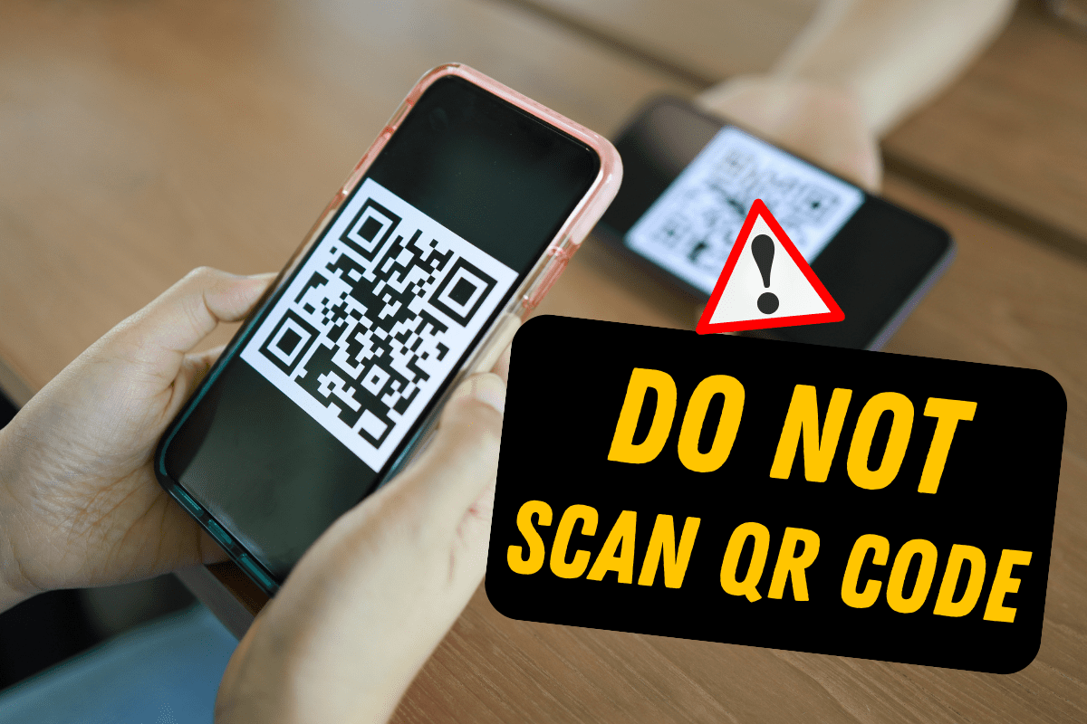 QR Code Fraud : Do not Scan QR code